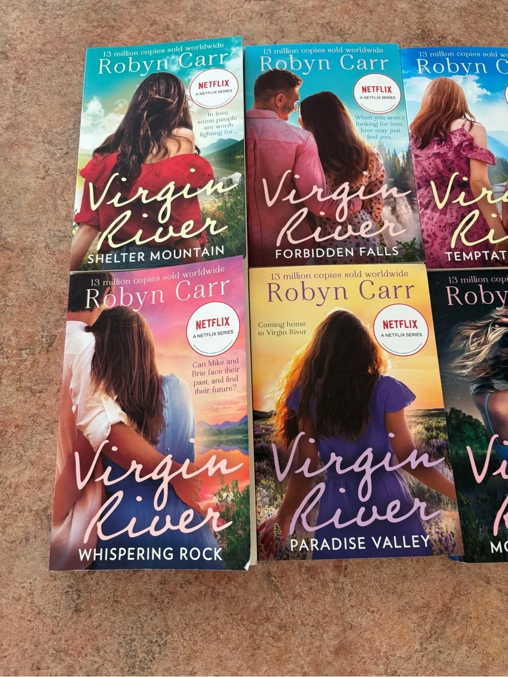 Virgin River Paperback Book Set by Robyn Carr (8 Titles)